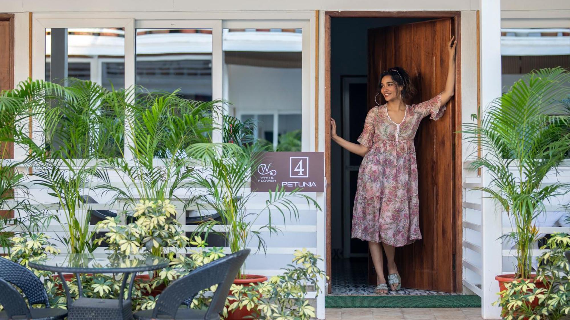 Whiteflower Cottages Vagator Bagian luar foto