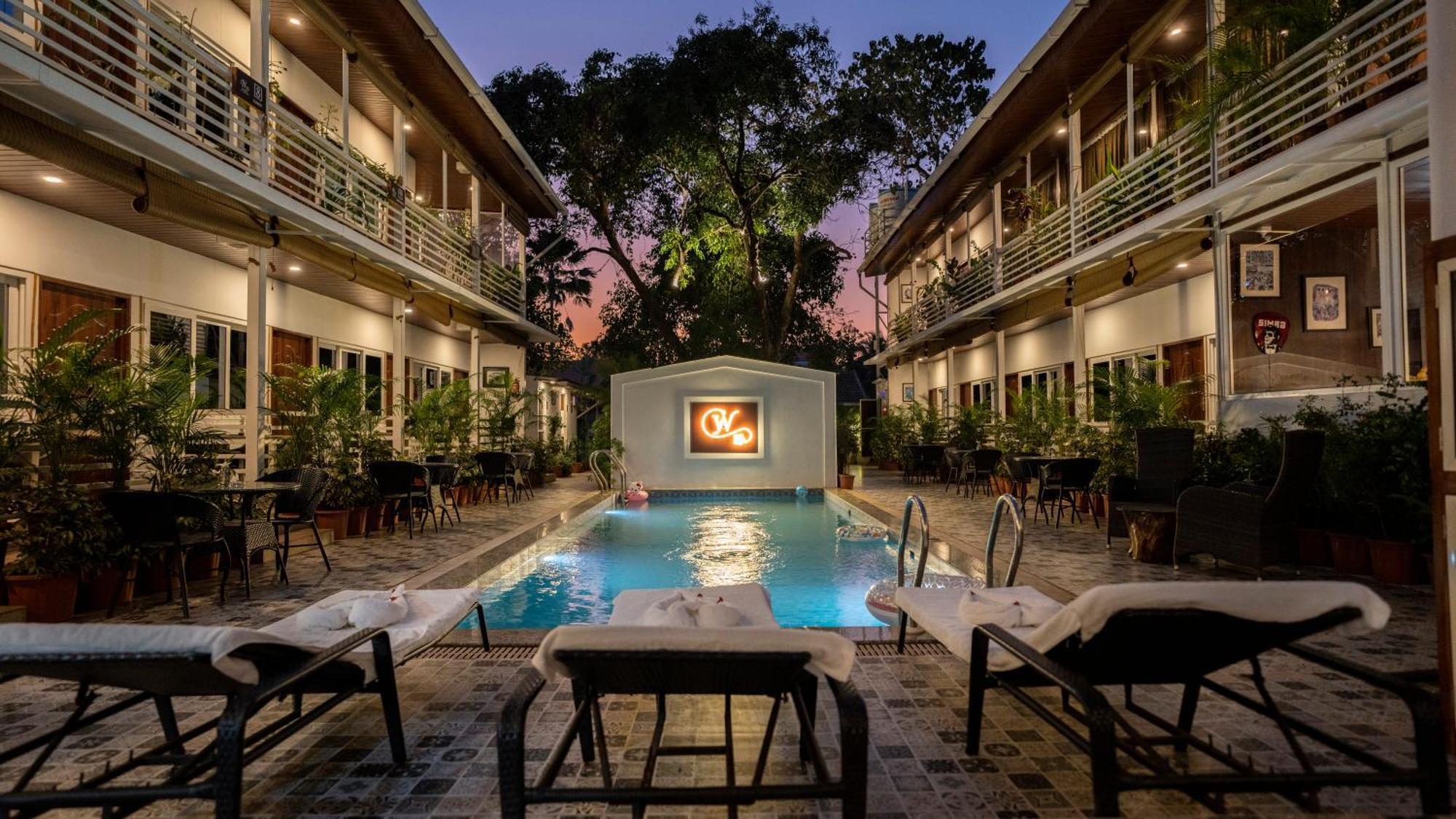 Whiteflower Cottages Vagator Bagian luar foto