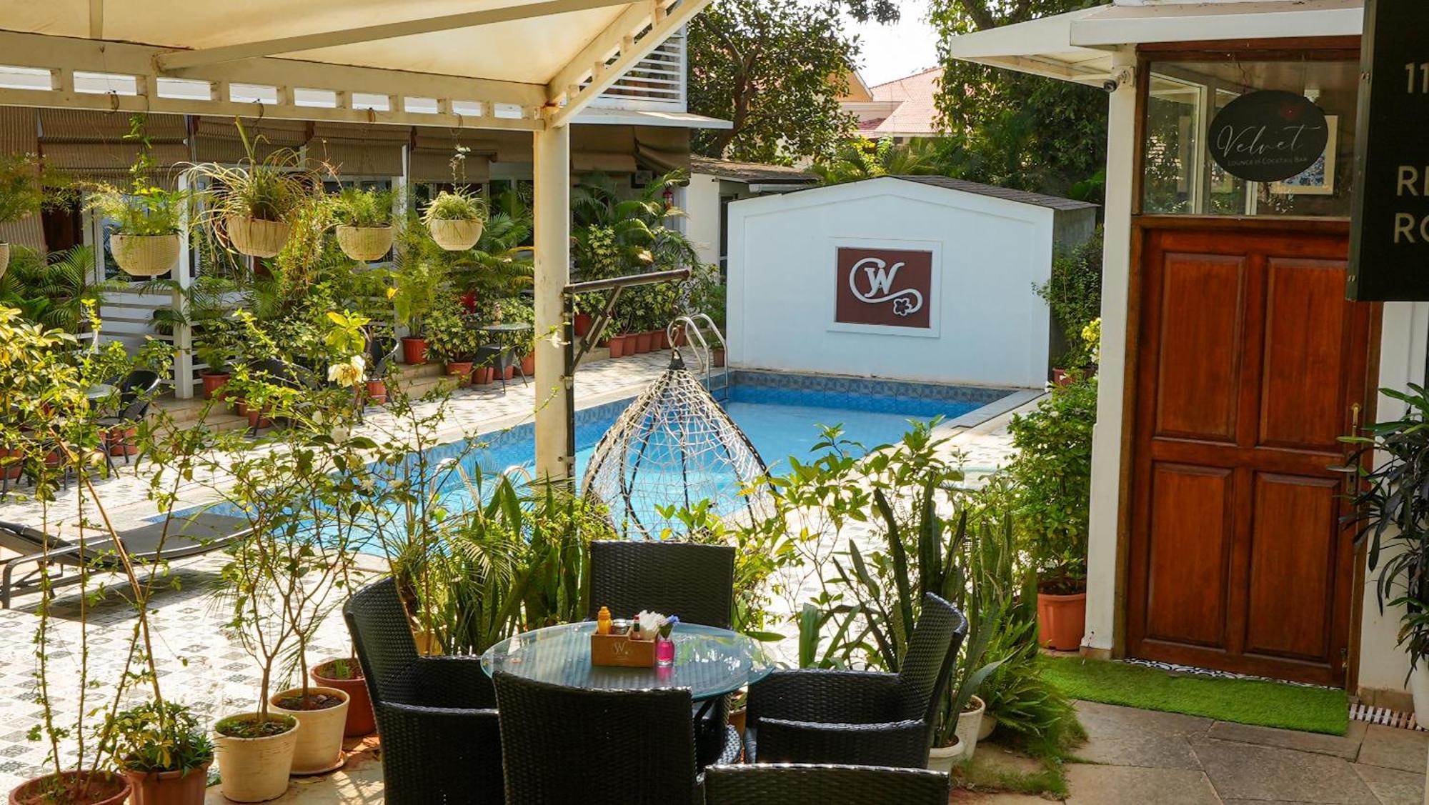 Whiteflower Cottages Vagator Bagian luar foto